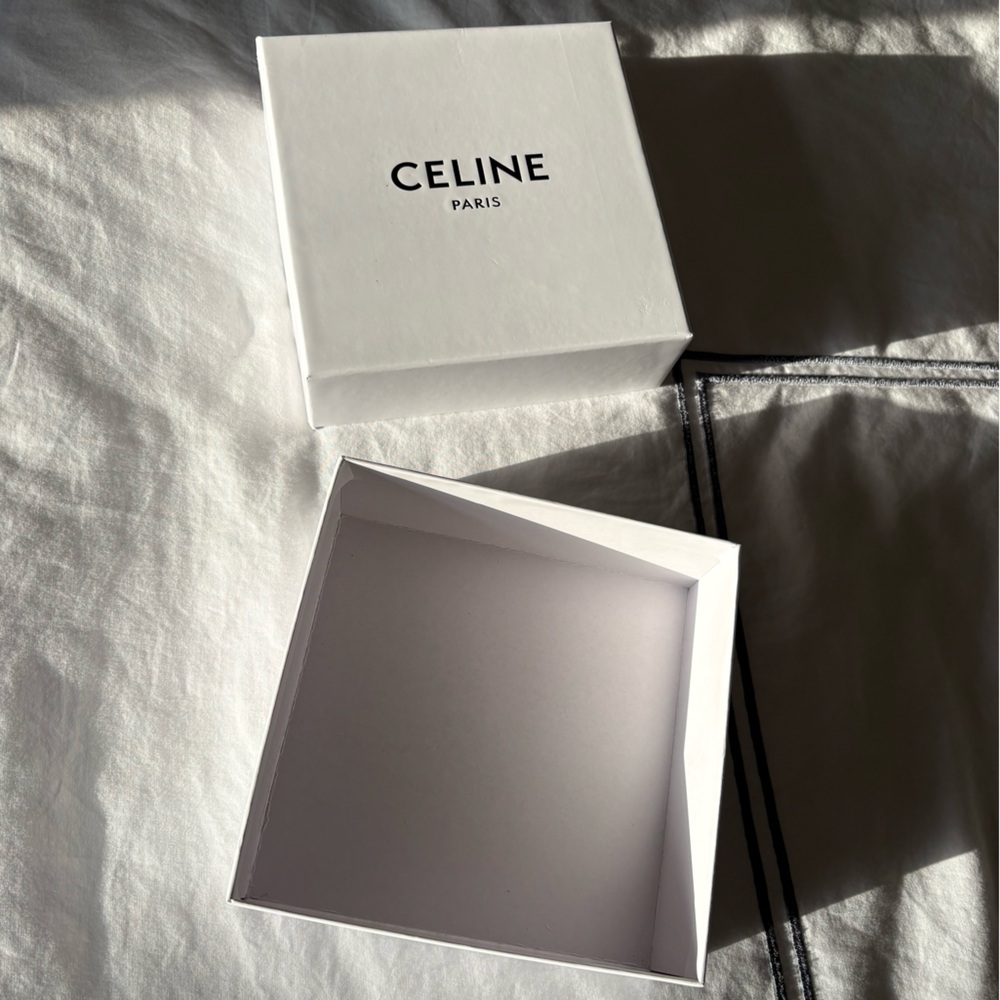 Celine White Logo Branding Gift Box